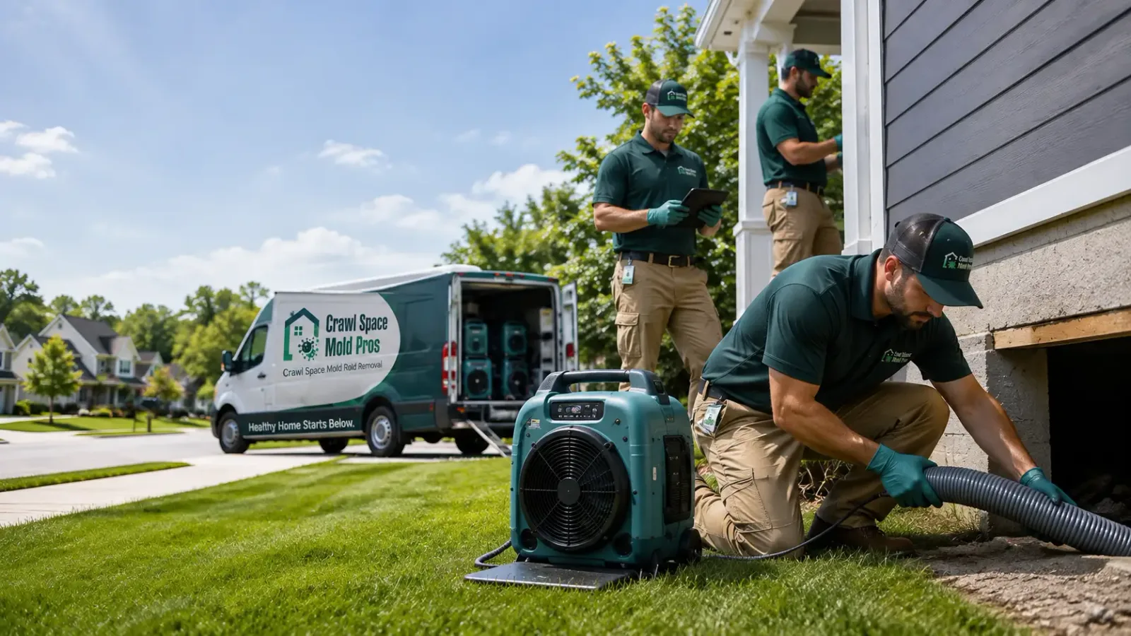 Crawl Space Mold Removal in Union, OR
